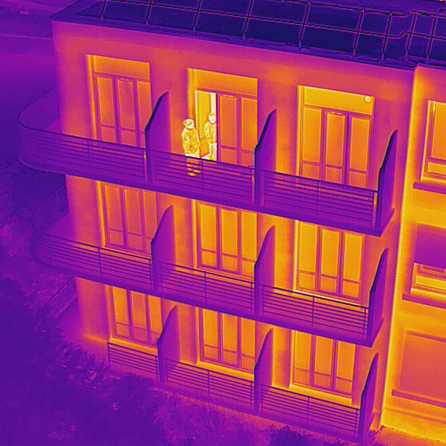 Référence ECOBATingénierie: étude thermographique - caméra thermique sur drone